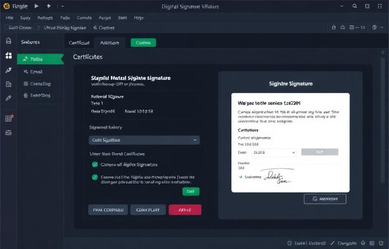 DOI Signatur-Tool Screenshot
