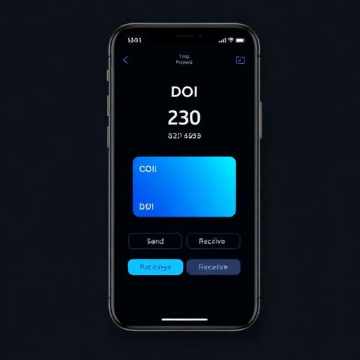 Doichain Mobile Wallet Screenshot